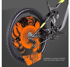 Cryfokt 자전거 워시 커버, 휠 디스크 브레이크 커버 PP 2Pcs 오일 얼룩 방지 도로 자전거 보호