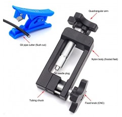 자전거 오일 바늘 삽입 도구 키트, 나일론 산악 자전거 오일링 바늘 삽입 도구 Magura 오일 바늘용 SRA용 커터 교체용 유압 디스크 브레이크 호스 삽입 도구