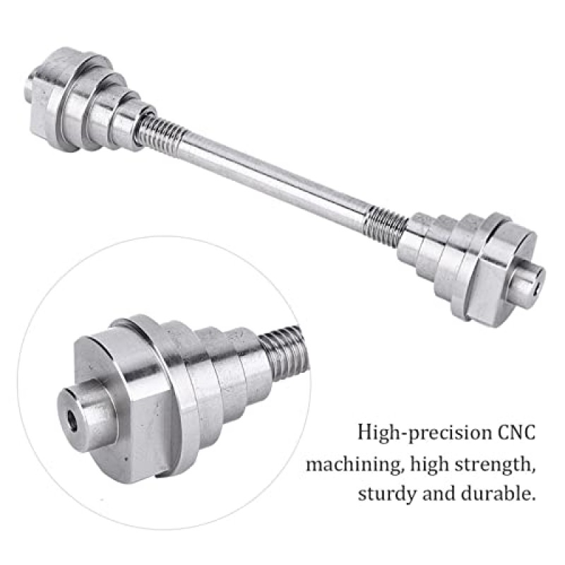 Uxsiya 자전거 배럴 샤프트, 자전거 조정 테이블 어댑터 스루 액슬 자전거 휠용 수리 도구가 있는 12/15/20mm 앞바퀴