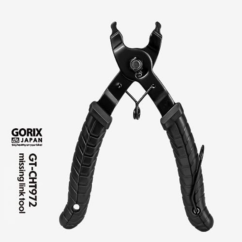 GORIX 자전거 누락 링크 도구 제거 설치 퀵 링크 체인 유지 관리와 호환 가능(GT-CHT972)