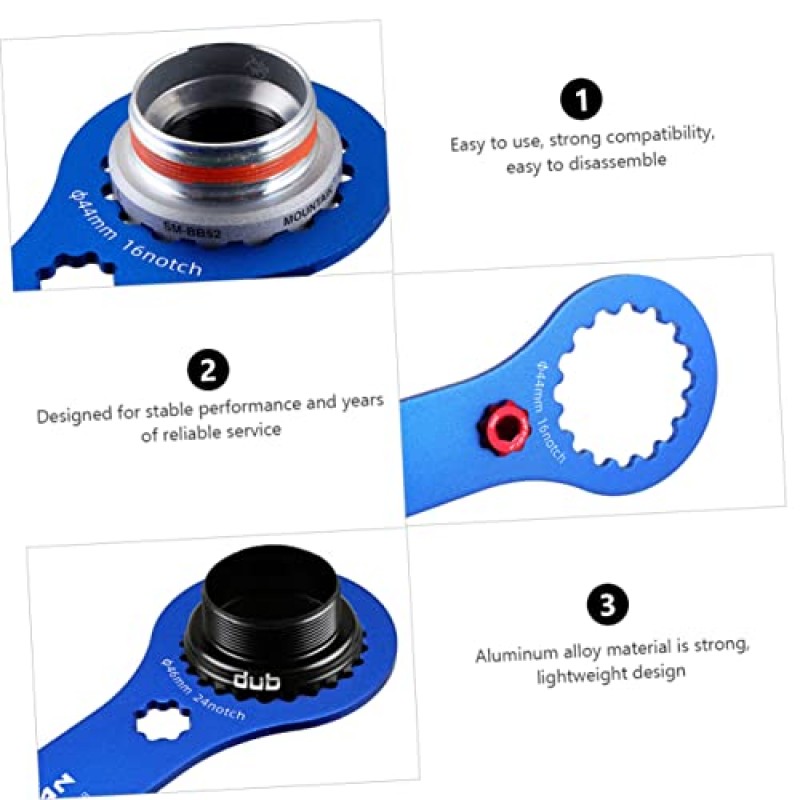 INOOMP 4 개 자전거 렌치 포크 캡 렌치 사이클 토크 렌치 자전거 크랭크 셋 스포크 렌치 타이어 렌치 타이어