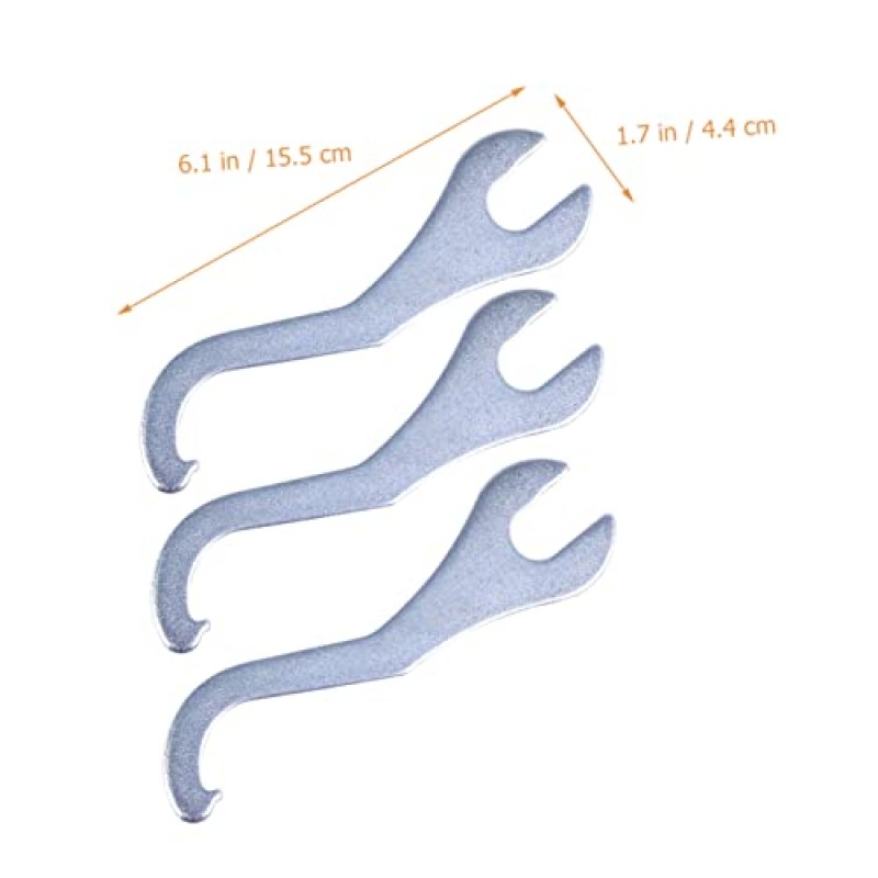 Angoily 3pcs 축 잠금 렌치 페달 렌치 스포크 토크 렌치 스포크 렌치 자전거 토크 렌치 하단 브래킷 제거 도구 프론트 포크 설치 도구 자전거 수리 도구 키트 자전거 스패너