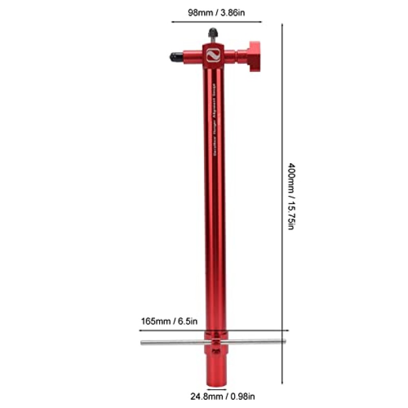 NestNiche 자전거 변속기 정렬 도구, 자전거 변속기 행거 정렬 게이지 도구, 수리를 위한 쉬운 작동 360° 회전