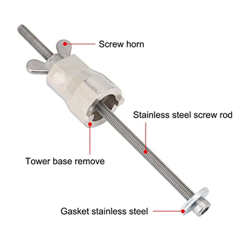 Natudeco 자전거 허브 제거 도구 다목적 스테인레스 스틸 자전거 허브 수리 도구 액세서리 제거 산악 도로 자전거 내구성