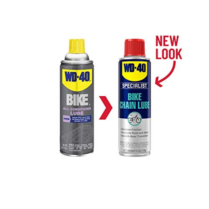 WD-40 전문 자전거 체인 윤활유, 6온스