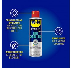 WD-40 전문 자전거 체인 윤활유, 6온스