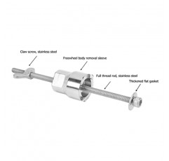 Uxsiya 자전거 프리허브 분해 도구, 우수한 호환성 자전거 프리허브 본체 제거 도구는 수리를 위해 정교하게 제작되었습니다.