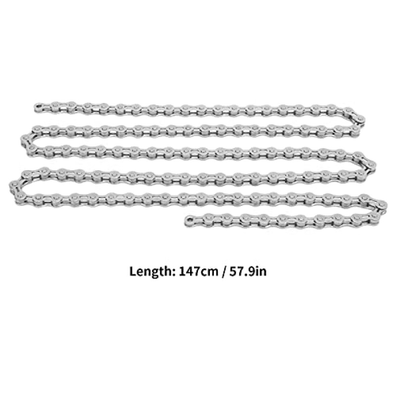 자전거 체인, 2개의 빠른 분할 체인 링크 1/2 X 11/128인치 체인은 전체 전기 도금 공정을 채택하여 산악 자전거에 좋은 하수 배출 효과를 제공합니다.