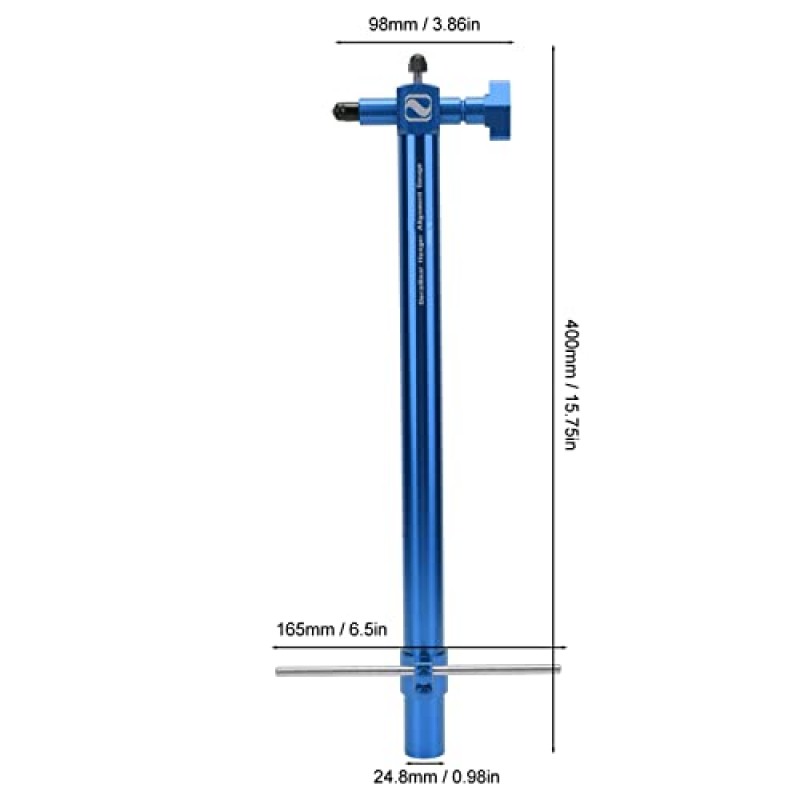 Yosoo 변속기 행거 정렬 게이지, 자전거 도구 후면 교정 렌치 자전거 수리 하드웨어 도구 및 소모품 게이지 도구