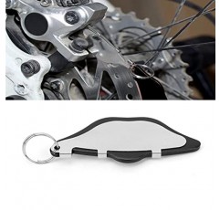 HERCHR 자전거 디스크 정렬 도구, 자전거 마찰 방지 스테인레스 스틸 디스크 라이딩 갭 조절기 브레이크 캘리퍼스 디스크 조정 도구