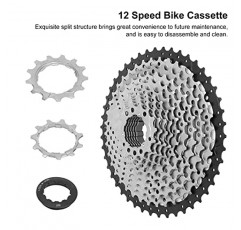 12단 자전거 카세트, 설치가 용이함 카세트 스프로킷 도로 자전거용 착용 가능 방부제 알루미늄 합금