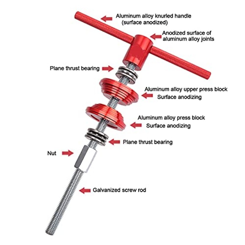 WAAZVXS WEIWEIBEIER 자전거 헤드셋 설치 제거 도구 MTB 도로 자전거 수리 도구 용 자전거 밑면 브래킷 베어링 프레스 도구