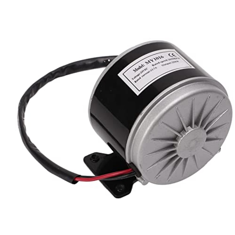 Raguso 고속 24VDC 모터, 녹슬지 않는 250W 고정밀 전기 모터 컨트롤러 키트 전기 자전거 스쿠터 용 알루미늄 합금 28A