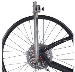 Kadimendium Derailleur 행거 도구, Derailleur 게이지 도구 MTB 자전거에 맞게 조절 가능한 실용적인 크롬 도금 강철