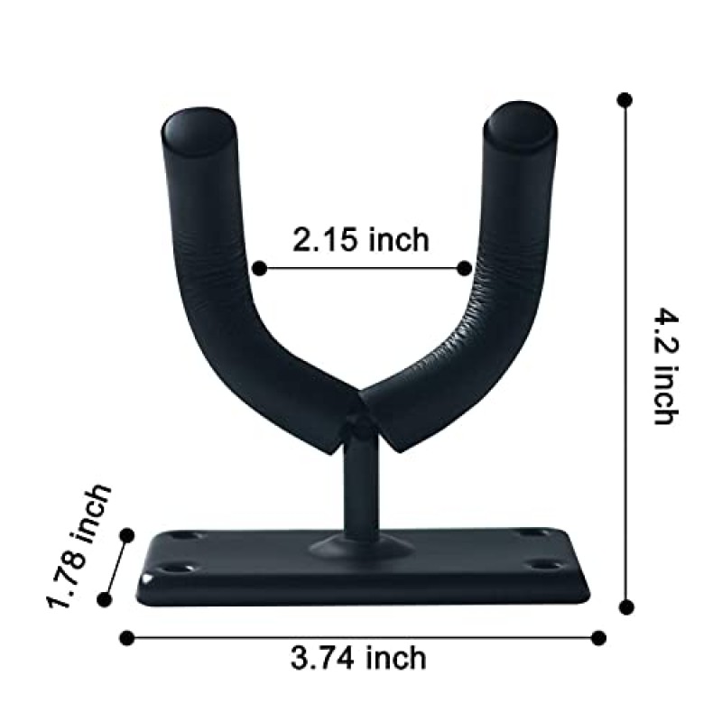 S STRAILBOARD 스케이트보드 벽 걸이 프리미엄 스키 걸이 및 기타 걸이 기타, 스케이트보드, 롱보드, 스키, 스노보드, 수상 스키 등을 위한 깔끔하게 정리된 벽 마운트, 2팩