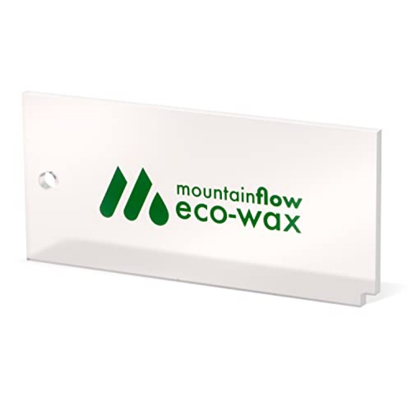 MountainFLOW 에코왁스 | 그린 서클 왁스 키트 | 친환경 스키 + 스노보드 왁스(전천후) | 왁스 다리미 | 왁스 스크레이퍼