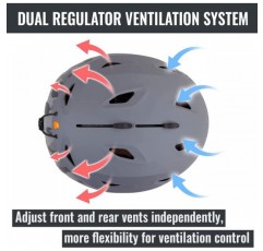 TurboSke 스키 헬멧 스노우보드 헬멧 - 남성 여성과 청소년을 위한 ASTM 표준 안전 기능을 갖춘 활성 환기 오디오 호환 스노우 스포츠 럭셔리 헬멧