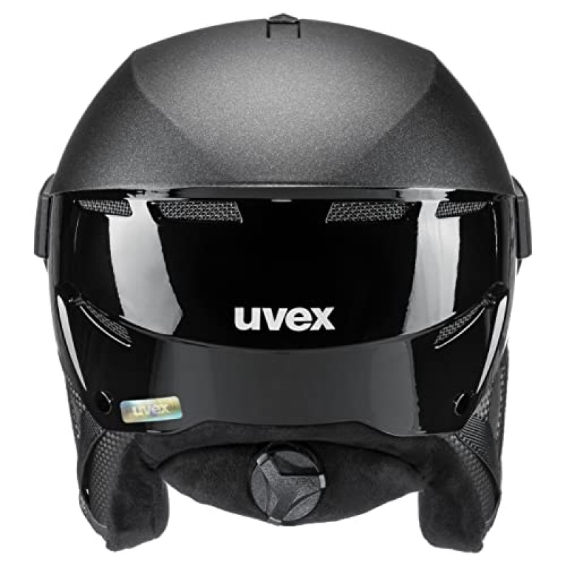 uvex Instinct Visor pro v 스키 헬멧(여성 및 남성용) - 광변색성 바이저가 통합된 조절 가능한 헬멧