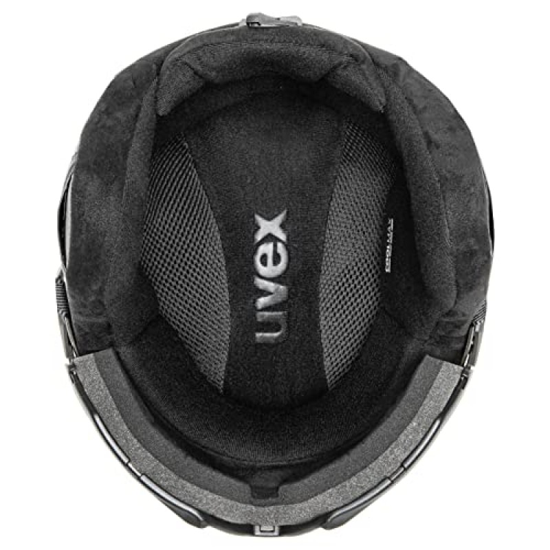 uvex Instinct Visor pro v 스키 헬멧(여성 및 남성용) - 광변색성 바이저가 통합된 조절 가능한 헬멧