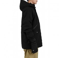 Actleis 남성용 방수 스노우보드 재킷 겨울 따뜻한 방풍 스키 스노우 코트(후드 포함)