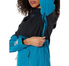 Volcom 여성용 스탠다드 미러 풀오버 아노락 스노우보드 스키 겨울 재킷