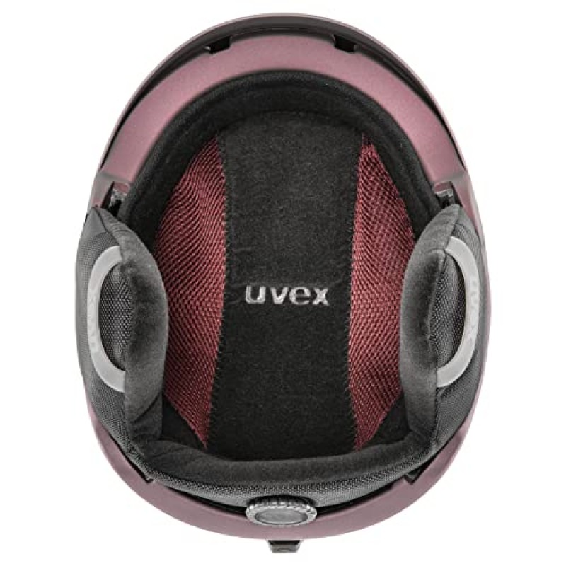 uvex Ultra, 여성 및 남성용 폐쇄형 환기 시스템을 갖춘 조절 가능한 스키 및 스노보드 헬멧