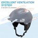 Findway 스키 헬멧, 고글 호환 스노우보드 헬멧 조절 가능한 핏, 안전 인증, 남성, 여성 및 청소년을 위한 충격 방지 스노우 스포츠 헬멧