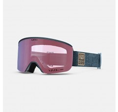 Giro Ella 스키 고글 - 여성용 스노보드 고글 - VIVID 렌즈 2개가 포함된 퀵 체인지 - 김서림 방지 통풍 기술 - OTG