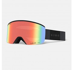 Giro Axis 스키 고글 - 남성용 스노보드 고글 - 선명한 엠버/선명한 적외선 렌즈가 장착된 블랙 모노 스트랩
