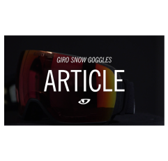 Giro Article 아시안 핏 스키 고글 - 남성용 스노보드 고글 - 2개의 선명한 렌즈가 포함된 퀵 체인지 - 김서림 방지 벤트 기술 - OTG