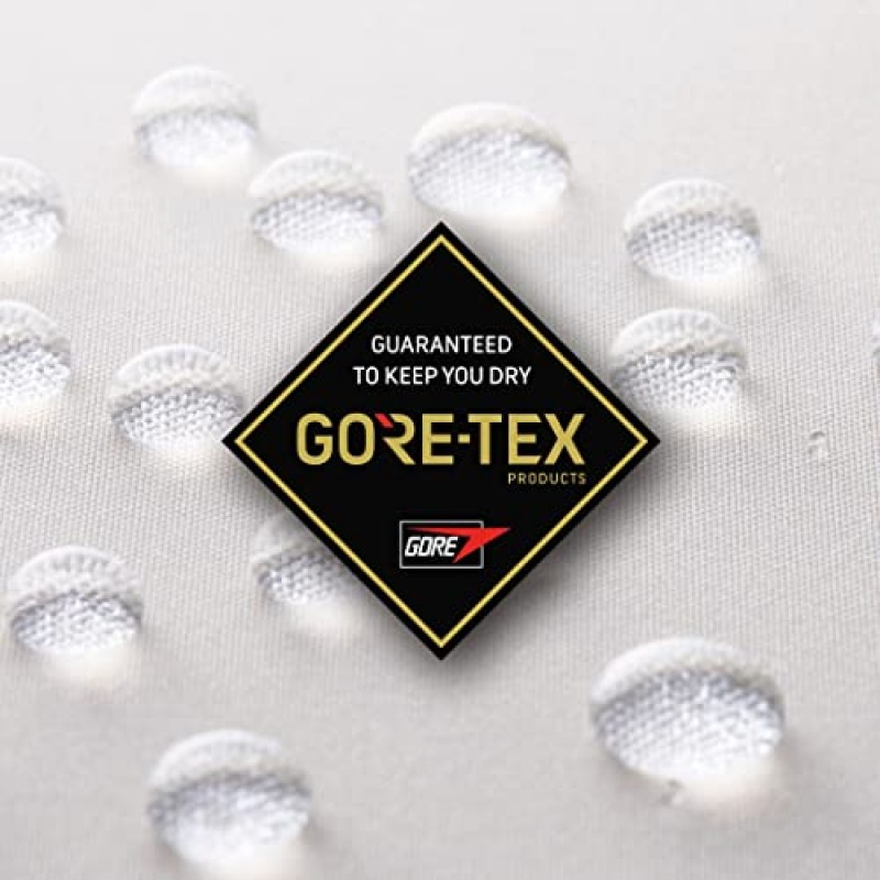 GoreTex 쉘이 포함된 레벨 하프 파이프 GTX 스노우보드 보호 장갑, BioMex 통합 손목 보호대, ThermoPlus 라이너(검정색, 중간(8.0인치))