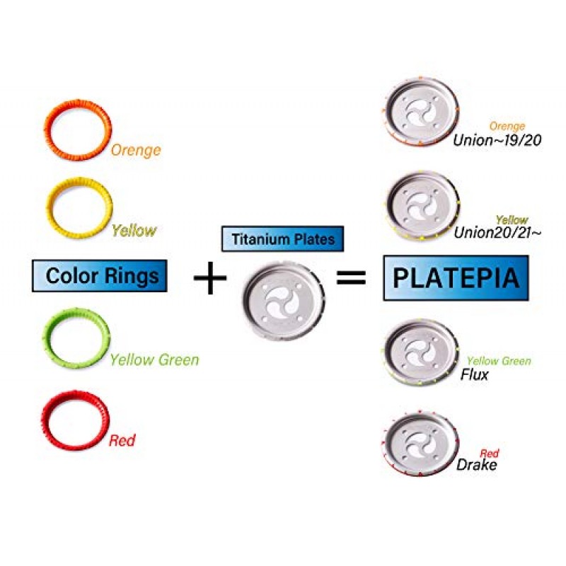 ＰＬＡＴＥＰＩＡ PLATEPIA1.1 UNION4×4 20/21~ 일본산 스노우보드용 티타늄 디스크. 튠업용 정밀 부품 Union/Flux/Drake 4×4에만 적용됩니다.