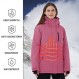 CNTRITON 여성용 스노우보드 스키 재킷 절연 겨울 스노우 코트 스노우보드 스키용 따뜻한 방수 파카