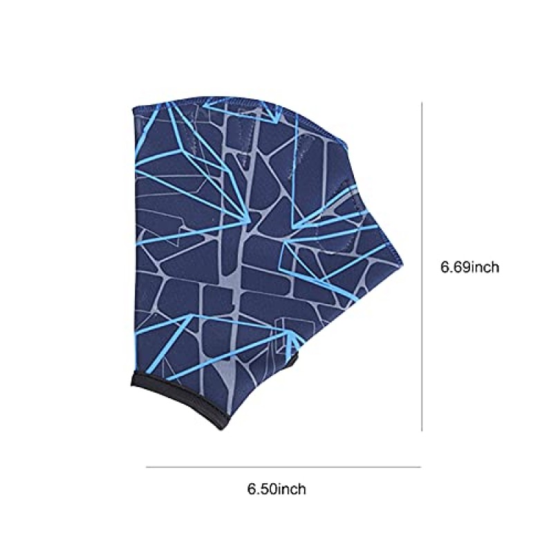 DEPHNES 나일론 수영 장갑 수생 수영 물갈퀴 장갑 물 훈련 손 물갈퀴 손 물갈퀴 오리발 수영 장비 장갑 맞는 수생 훈련 수영 의상 다이빙 손 장비