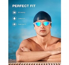 ZIONOR 수영 고글, G1 SE 수영 고글 성인 남성 여성을 위한 안개 방지