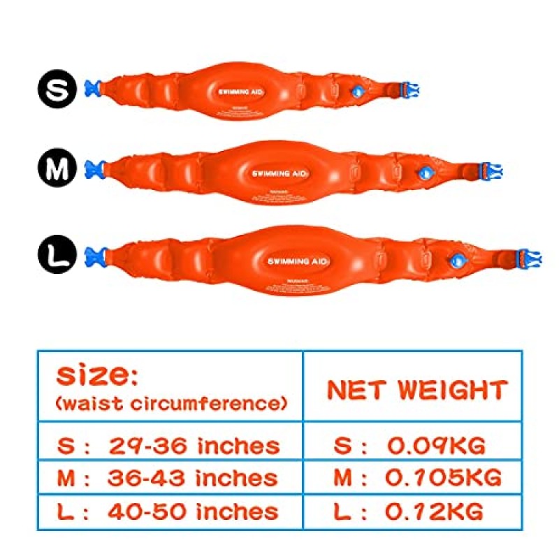 어린이 및 성인용 풀 플로트, 성인용 수영 벨트, 어린이용 수영 벨트, 수영을 더 쉽고 쉽게 만들고 수영장 수영 또는 훈련에 적합(1 세트=3개)