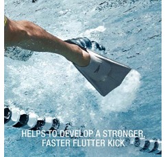 Speedo 남녀공용-성인 수영 훈련 핀 실리콘 짧은 블레이드