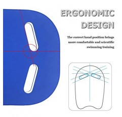 Roveinsia 킥보드 수영, 성인과 어린이를 위한 수영 훈련 보조 킥보드, 통합 구멍 손잡이가 있는 U 디자인 풀 플로트, EVA 폼