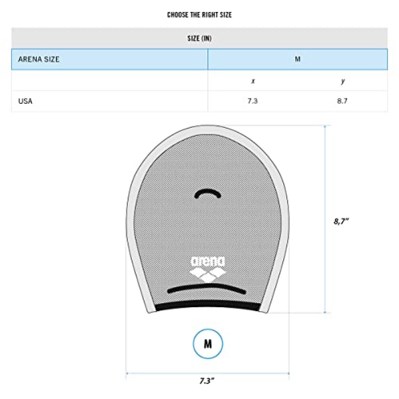 Arena unisex 성인 플렉스 수영 핸드 패들 남성용 및 여성용 슬립 메쉬 디자인 없음 수영 훈련 풀 장비
