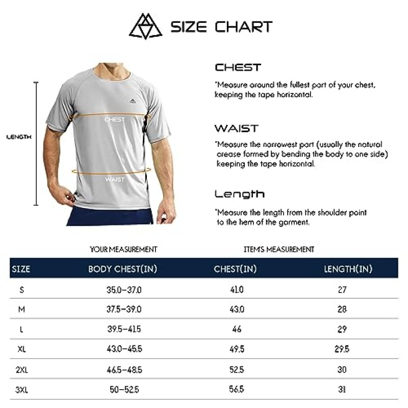 Haimont 남성용 운동 티셔츠 반팔 라글란 UV 자외선 차단 셔츠 경량 수분 흡수 운동 달리기