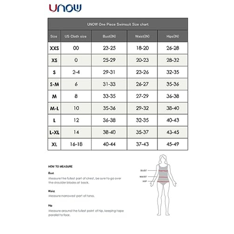 UNOW 여성 프로 트레이닝 레이서백 슬리밍 원피스 수영복