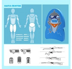 수영 킥보드 및 수영 고글 세트 - 귀여운 패턴 훈련 킥보드+수영장 스플래시 고글, 어린이 및 초보자를 위한 훈련 보조 플로트