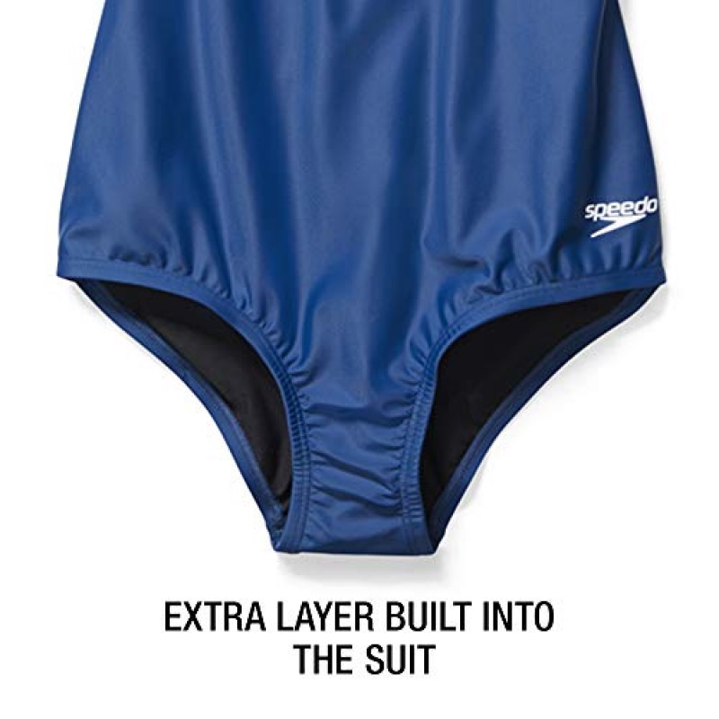 Speedo 여성 수영복 원피스 Powerflex Ultraback Solid