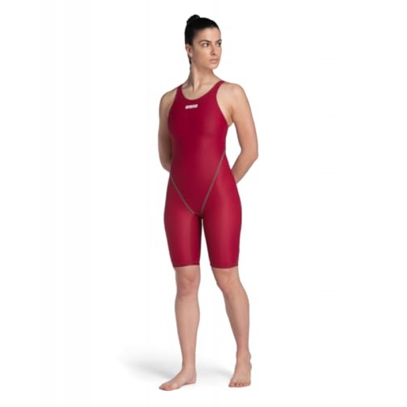 ARENA 여성용 POWERSKIN ST Next 원피스 경쟁 레이싱 압축 수영복, Racerback Athletic Tech Suit Boyleg