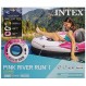 Intex River Run I 스포츠 라운지, 팽창식 워터 플로트, 직경 53, 핑크