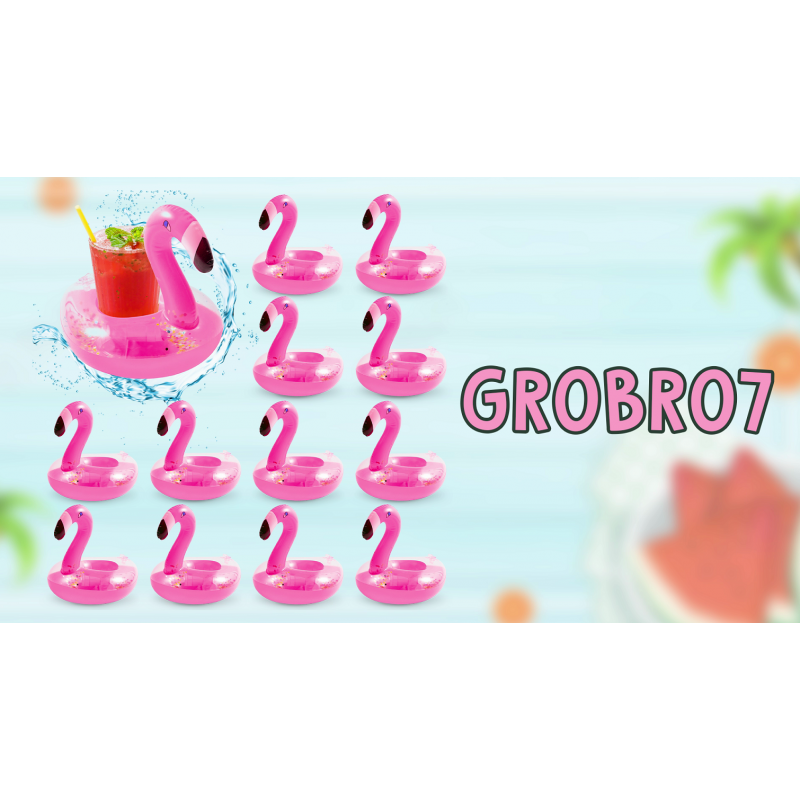 Grobro7 12Pack 풍선 풀 음료 홀더 플로팅 컵 받침 멀티 모양 수영 컵 홀더 물 수레 어린이 목욕 장난감 결혼식 독신 수영장 파티에 적합