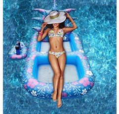 거대한 과일 모양 부동 행, 여름 수상 스포츠 라운지 뗏목, 수영장 파티 장식을 위한 풍선 풀 플로트