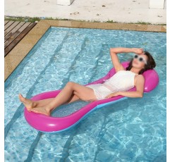 DRGRG 풍선 의자 부동 행 수영장 물 해먹 에어 매트리스 침대 해변 수상 스포츠 라운지 의자 (색상: A)