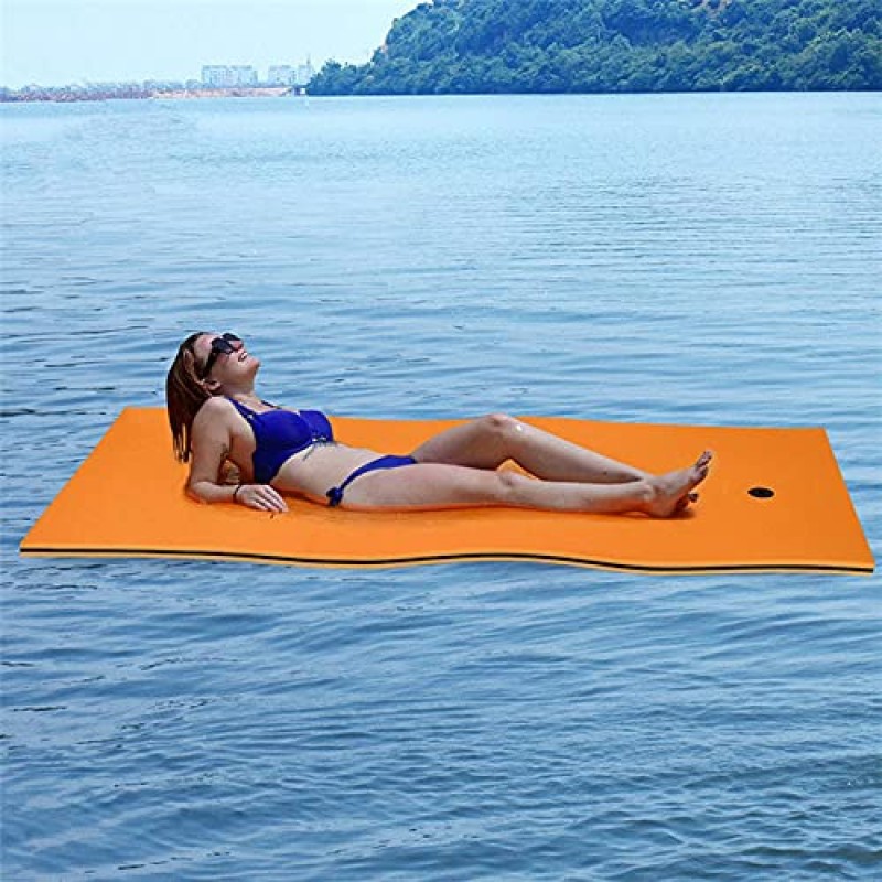 물 부동 매트 폼 패드 호수 바다 수영장을 위한 레크리에이션 및 휴식 휴일 편안한 레크리에이션을 위한 거대한 릴리 패드 A-350183cm