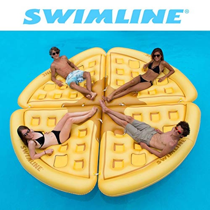 Swimline 팽창식 와플 풀 라운지, 브라운, 원 사이즈